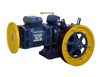 geared traction machine