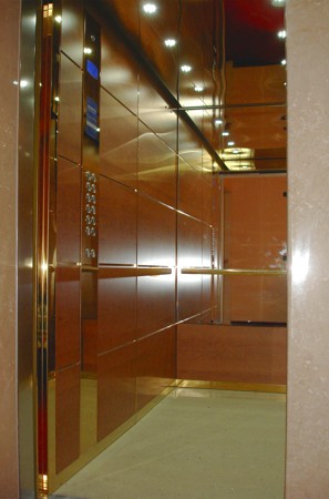 latest hotel and malls lift design